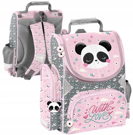 Paso Panda Rugzak Schooltas Roze | Klasse 1-3