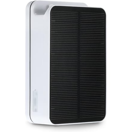 Anself 5V Zonne-energie Oplaadbare Zuurstofpomp Luchtpomp Vissen Zuurstofpomp Beluchter met Luchtstenen white
