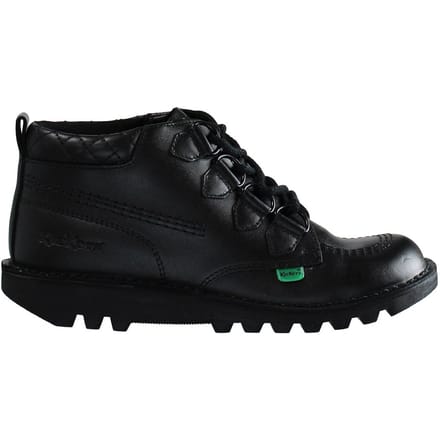 Kickers Mid Quilt Dames Zwart