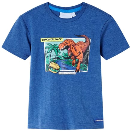 vidaXL - Kindershirt - 116 - gemêleerd - donkerblauw