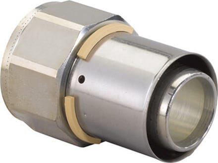 Uponor S-Press schroef koppeling - pe/alu - pers x binnendraad - 40mm x 1-1/2