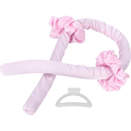 Krulschuim Haarroller Zonder Hitte Haarrollers Hoofdband DIY Slapen Haar Krultool Roosrood