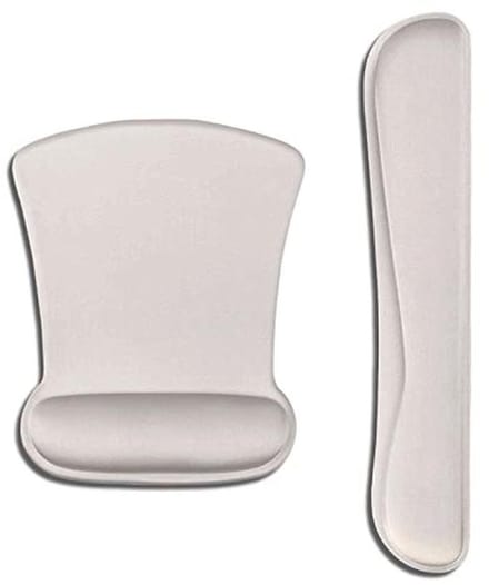 Ergonomische muismat met polssteun set voor toetsenbord