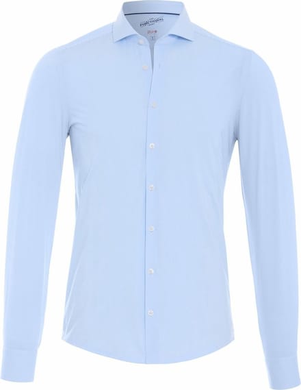 Pure H.Tico The Functional Shirt Strepen Blauw - Maat 37 - Heren - Overhemden Formeel