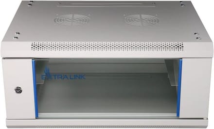 4U Muurbehuizing voor Netwerkapparatuur 600x450mm Grijs