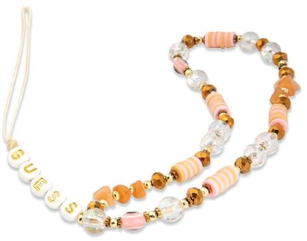 Guess Beads Bohemia - Telefoonkoord - Bruin - Bohemian Chic - Kralen