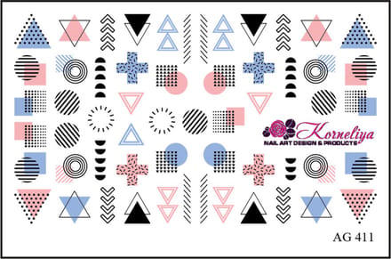 Korneliya Airbrush Waterdecal AG 411