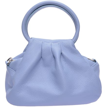 Luisa Vannini Turquoise Rundleer Tas