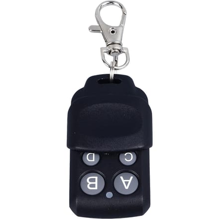 Garagedeur afstandsbediening 12V 27A 433MHz 50m transmissiebereik draagbare poort afstandsbediening sleutelhanger black