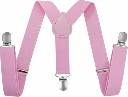 Fako Fashion - Kinder Bretels - Kinderbretels - Effen - 65cm - Roze