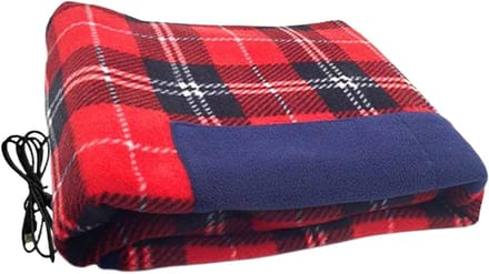Verwarmde deken - Elektrische plaid - Warm blijven - USB-aangedreven - 88 x 65 cm - Plaid