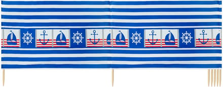Garronda Strand Windscherm Met Stokken - Windscherm Strand – Windscherm – Camping – LA-EX-Wb-8m