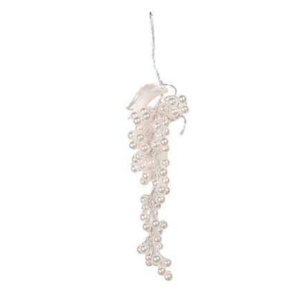 Clayre & Eef Hanger 4x2x15 cm Wit Kunststof