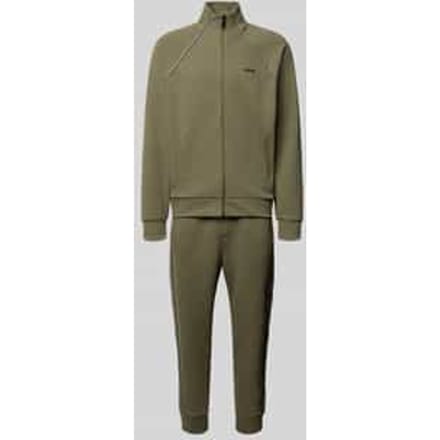 Regular fit sweatpak van katoenmix, model 'TRACKSUIT SET'