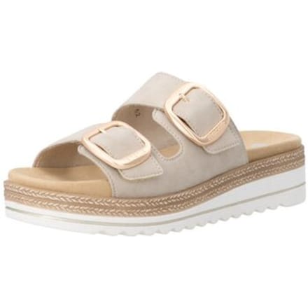 Remonte D0Q66-62 Slippers Beige Nubuck Dames - Beige - 38