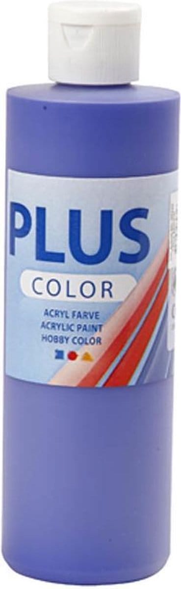 Plus Color Acrylverf, ultra marine, 250 ml/ 1 fles