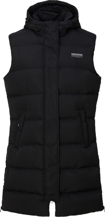 Nordberg Puffy Bodywarmer Helle - Dames - Zwart - Maat M