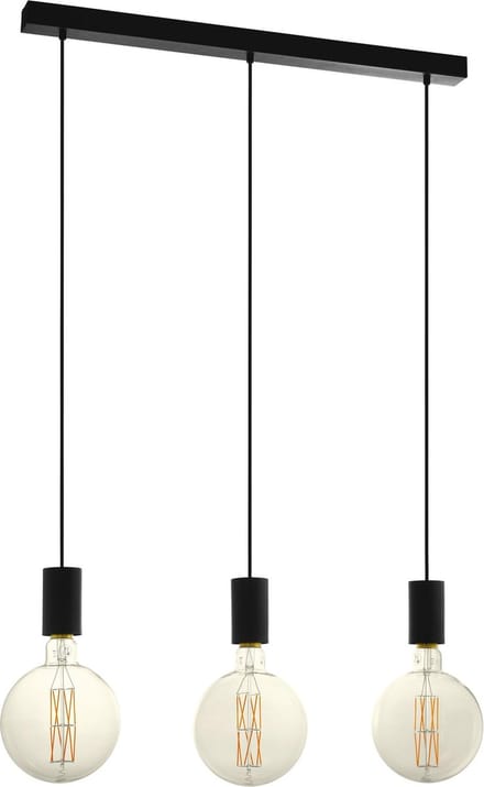 EGLO Pozueta Hanglamp - E27(excl.) - 84 cm - Metaal - Zwart