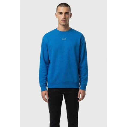 Closed Crew Sweatshirt T-shirts Oceanic Blue Größe: L | Pullover Outlet | Herren | Blau