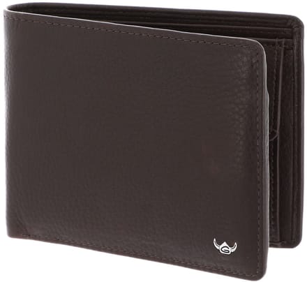 Golden Head Leren portemonnee Capri RFID Protect Scheintasche 1138 Dunkelbraun donkerbruin