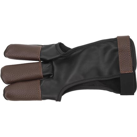 Boogschiethandschoen Vingerlip Accessoires Drievingerbeschermer PU Leer Boogschiet handschoenen voor Recurve S
