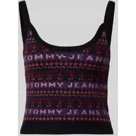Slim fit top met wol, model 'FAIRISLE'