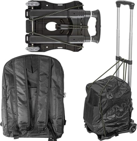 Forsage - Opvouwbare Platformwagen met Tas - 40 kg - Aluminium en Nylon