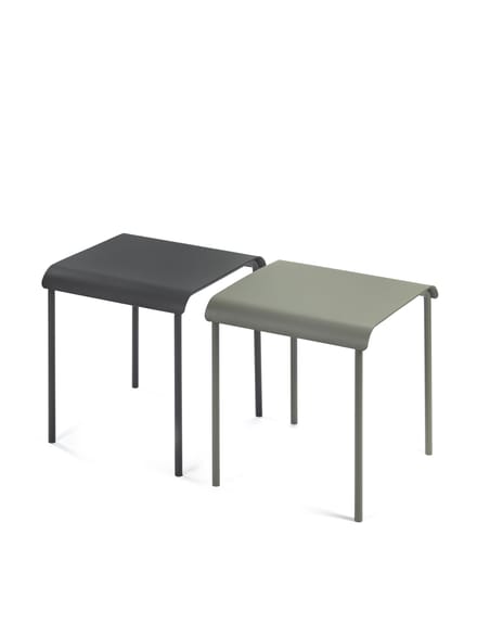 Serax Vincent Van Duysen August stool 45x45cm H45cm eucalyptus green