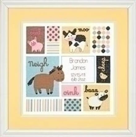 Dimensions Barn Babies Birth Record 73560