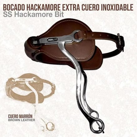 Leren hackamore voor paard Zaldi 2510021