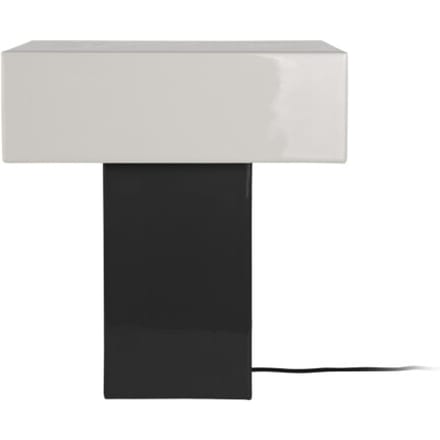 Leitmotiv tafellamp grato recto black w. warm grey
