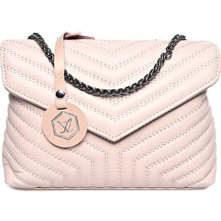 Luisa Vannini Rose Rundleer Tas