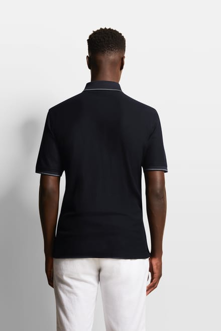 Bugatti Herren Poloshirt met lichte structuur