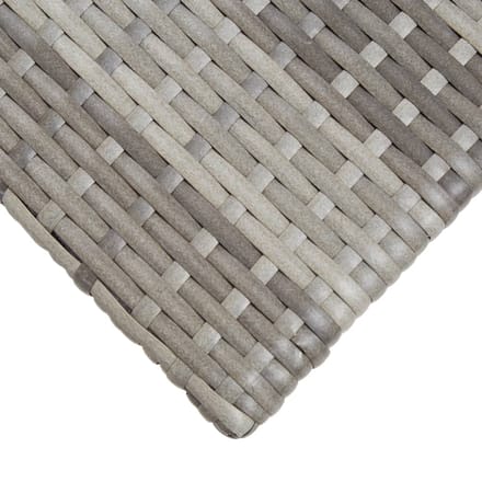 vidaXL - Theetafel - 50x50x47 - cm - poly - rattan - grijs