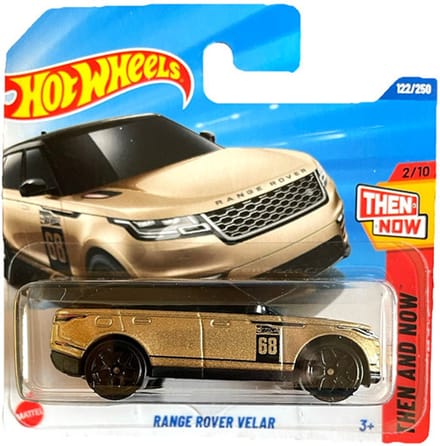 HOT WHEELS RANGE ROVER VELA 122/250 BLACK-GOLD (1:64) HW THEN AND NOW 2/10