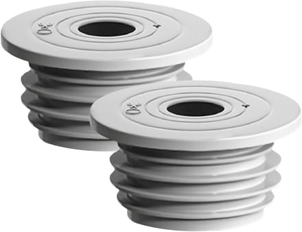 Afvoerstop - Buisplug - Geur blokkeren - Waterdicht ontwerp - 60-65mm binnendiameter - Grijs
