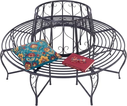 boombank - zwart - 85x160 cm - rond