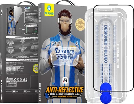 BLUEO Glasfolie - Screenprotector Geschikt voor iPhone 14 Pro - met Installatie Kit