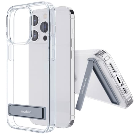 imoshion Hoesje - Geschikt voor Apple iPhone 14 Pro - Stand Backcover - Transparant