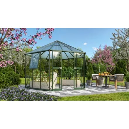 Vitavia Tuinkas Galaxis 9000 - Veiligheidsglas 6mm - Smaragd - 336x383x284cm