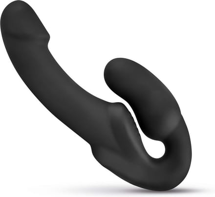 No-Parts - Morgan Strapless Strapon Dildo 22 cm - Zwart