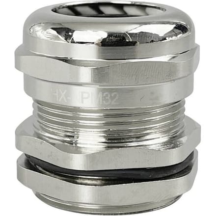 TRU COMPONENTS TC-10302848 Wartel M32 Messing (vernikkeld) Metaal 1 stuk(s)