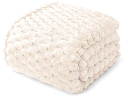 Zachte en Warme Knuffeldeken met 3D Jacquard Patroon - 220 x 240 cm
