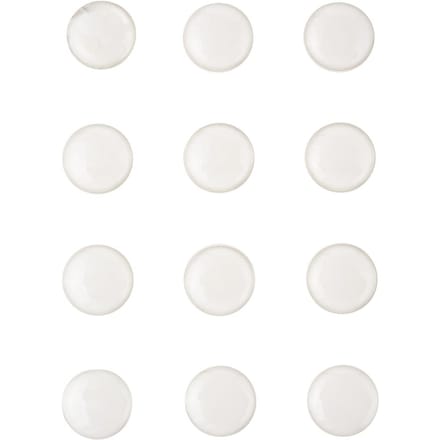 Epoxy Sticker "Dorzichtig", 12 stuks - Ø 14 mm