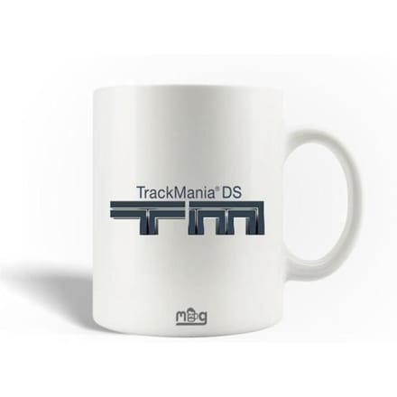 Mug en Céramique - MANIACASE - Trackmania ds logo - 30cl - Compatible lave-vaisselle - Blanc