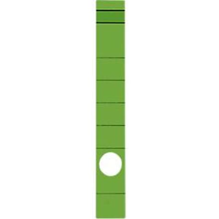Rugetiket, rugbreedte 39 mm, zelfklevend, 10 stuks, groen