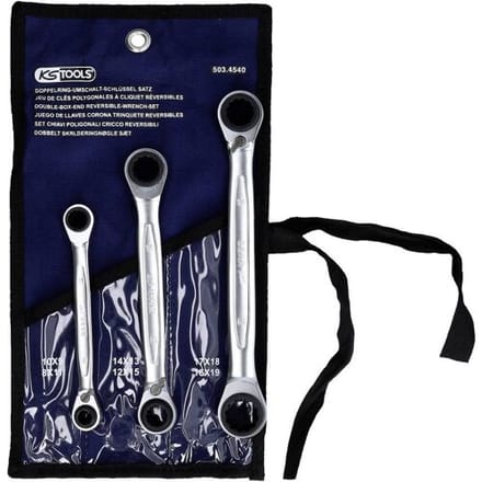 KS Tools 503.4540 Ringsleutelset 3-delig Sleutelbreedte (metrisch) 8 - 19 mm