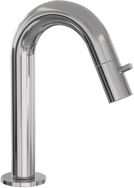 Brauer Chrome Edition opbouw fonteinkraan met gebogen uitloop chroom