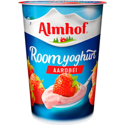 Roomyoghurt aardbei