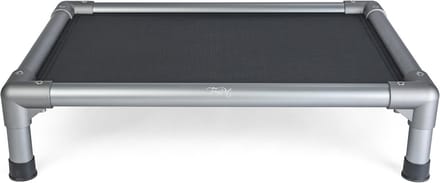 Verhoogd Hondenbed van Geanodiseerd Aluminium - Premium Hoogslaper (90 x 70 cm)